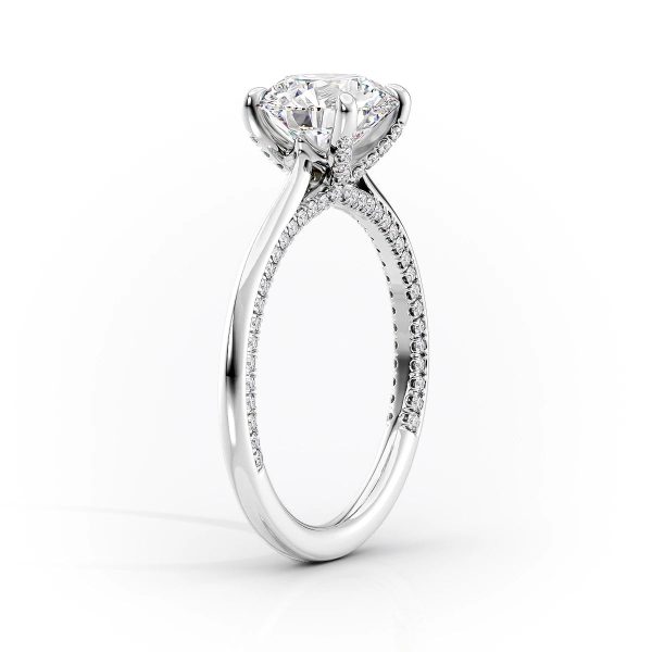 The Claire Set With A 2.5 Carat Princess Lab Diamond For Cheap