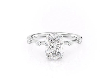 The Serena Set With A 1.5 Carat Oval Lab Diamond Online Hot Sale