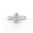 The Claire Set With A 3 Carat Marquise Lab Diamond For Cheap