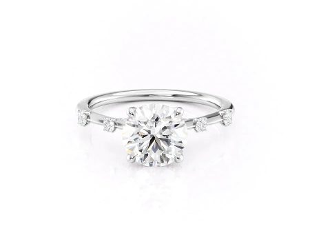 The Serena Set With A 2.5 Carat Round Lab Diamond Discount