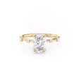 The Serena Set With A 1.5 Carat Oval Lab Diamond Cheap