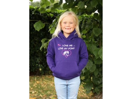 British Country Collection  Love me Love my Pony  Childrens Hoodie Supply