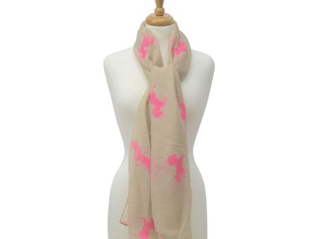 Hyfashion Ladies Belvoir Horse Print Scarf Online now