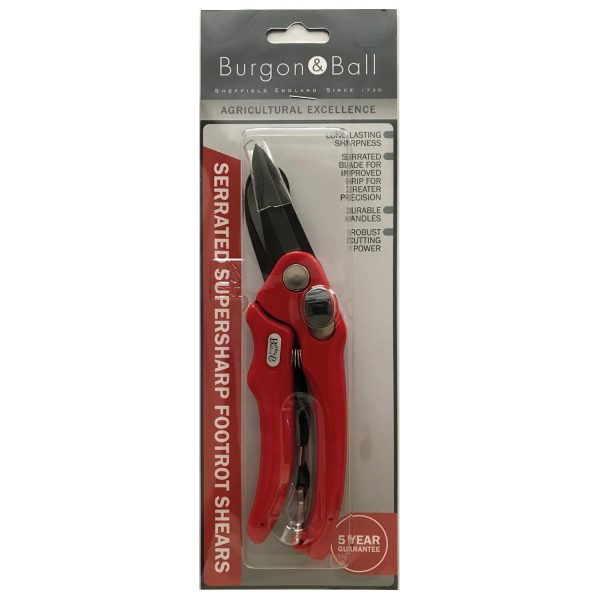 Burgon & Ball Footrot Shears Serrated Supersharp on Sale