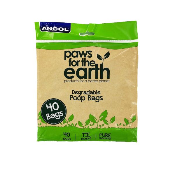 Ancol Paws For The Earth Flat Pack Poop Bag Online Sale