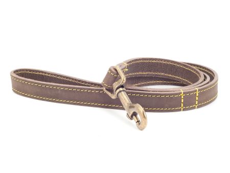 Ancol Timberwolf Leather Lead Sable For Cheap