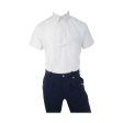 Hyfashion Men s Hadleigh Short Sleeved Tie Shirt -  White For Cheap