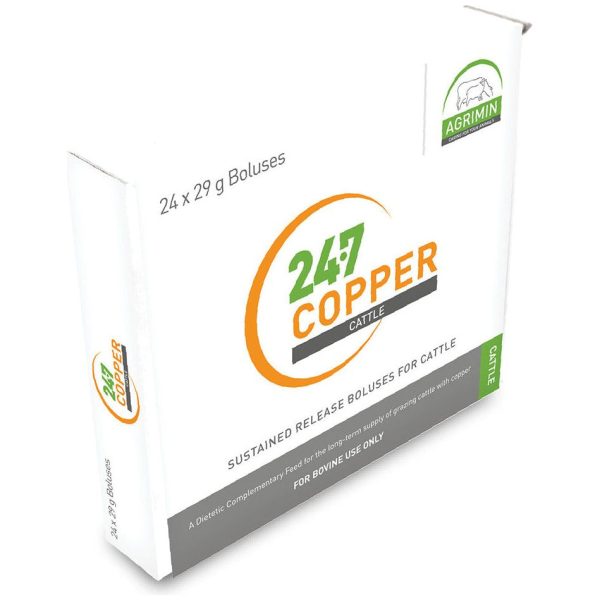 Agrimin 24-7 Copper Bolus Cattle - 24 Pack Fashion