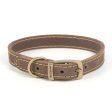 Ancol Timberwolf Leather Collar Sable Cheap