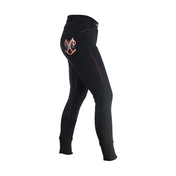 hyfashion eliza ladies breeches - charcoal rose gold Online