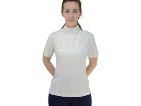 Hyfashion Ladies Downham Short Sleeved Stock Shirt - White For Cheap