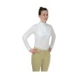 Hyfashion Ladies Sandringham Long Sleeved Stock Shirt - White Supply