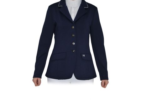 Hy Equestrian Olympic Ladies Competition Jacket - Navy Discount