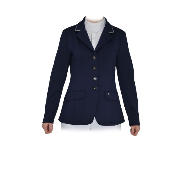 Hy Equestrian Olympic Ladies Competition Jacket - Navy Discount