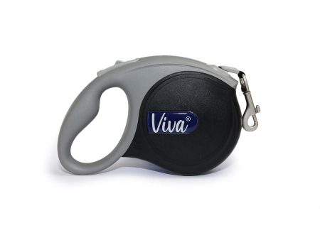 Ancol Viva Retractable Lead  - Black Online Sale