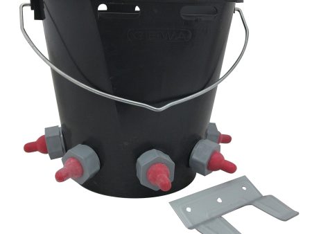 Paragon Rubber Lamb Feeder Bucket 5 Teat Complete Supply